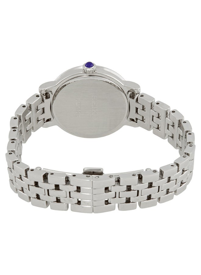 سيكو ساعة سيكو دريس انالوج كوارتز بمينا من الفولاذ المقاوم للصدأ للسيدات SFQ811P1 - Image 2